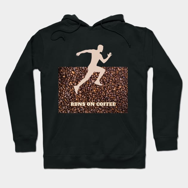 Runs on coffee m Hoodie by Grüberli